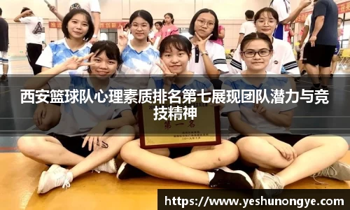 西安篮球队心理素质排名第七展现团队潜力与竞技精神